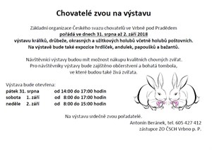 Chovatele -vystava 2018