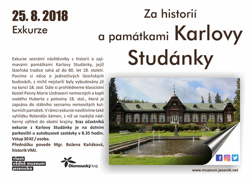Exkurze Plakát - Verze Pro Karlovu Studánku